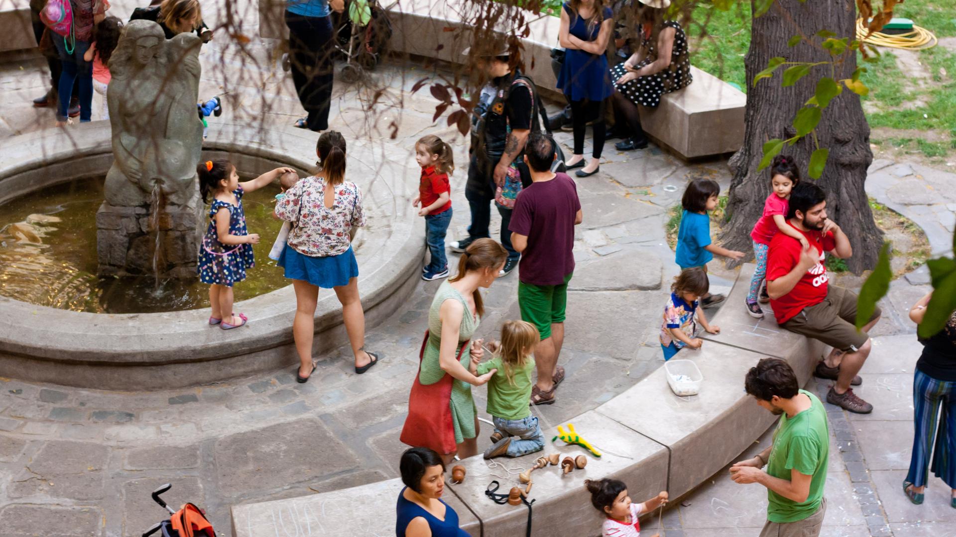 Museo de la Educación Gabriela Mistral, Patio de los tilos