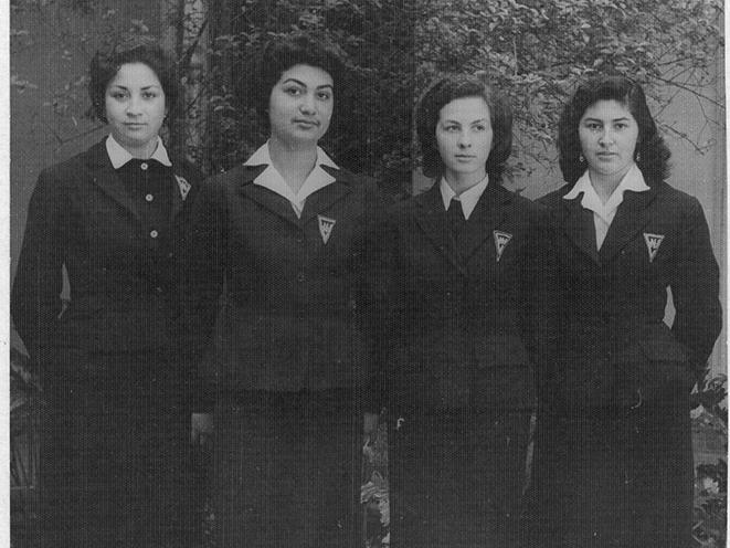 Alumnas de la Escuela Normal