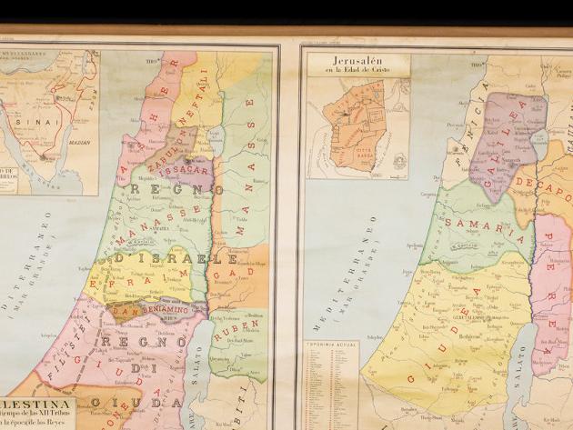 Mapa de Palestina