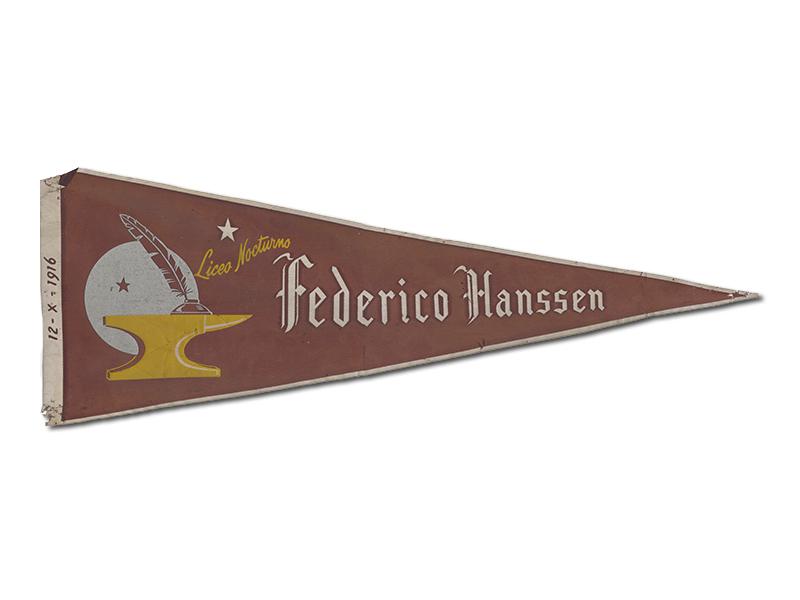 Banderín del Liceo Nocturno Federico Hanssen