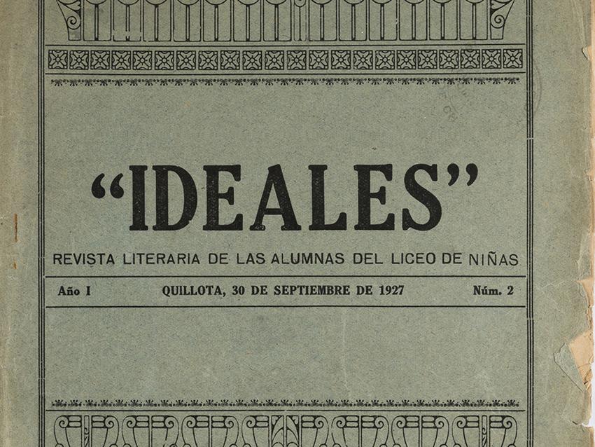 Portada Ideales, año I, n° 2 (1927)