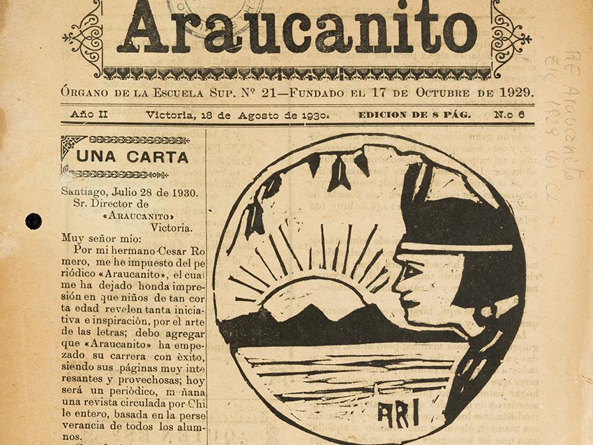 Portada Araucanito, año II, n° 6 (1919)