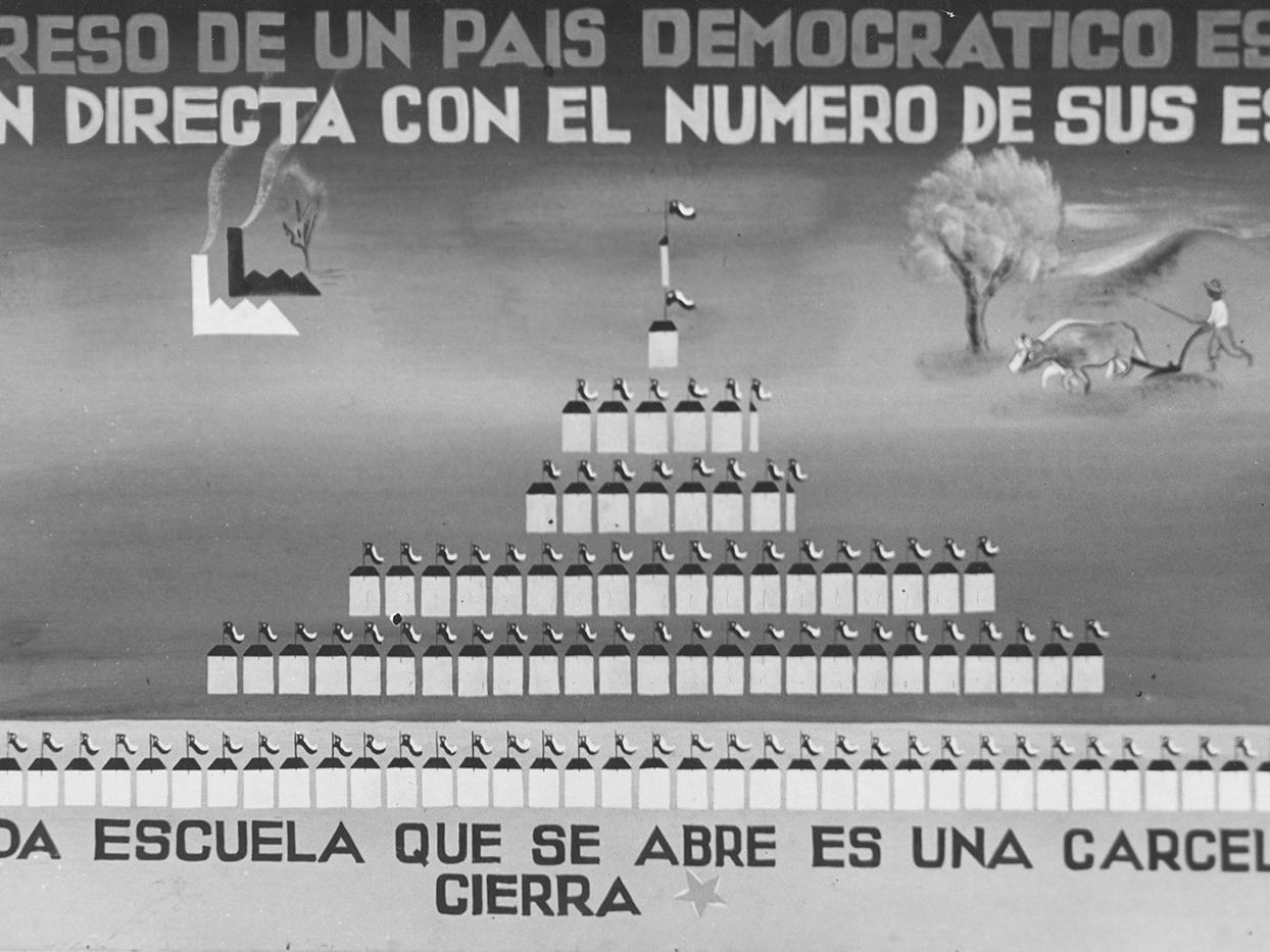 &amp;quot;El progreso de un país democrático está en relación directa con el número de sus escuelas [...]”