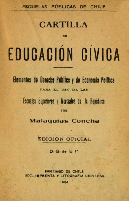  Cartilla de educación cívica
