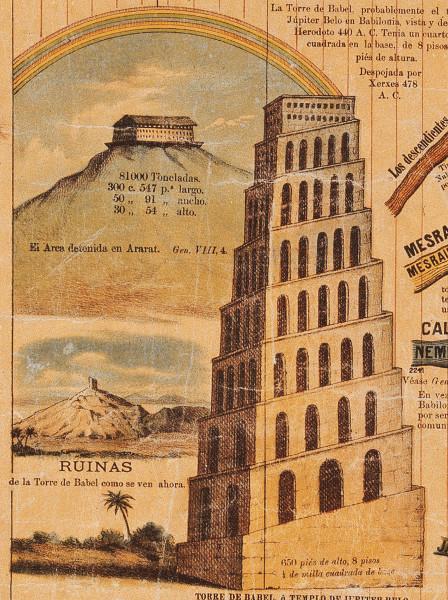 Carta Sincronológica: Diluvio y Torre de Babel Carta Sincronológica: Diluvio y Torre de Babel