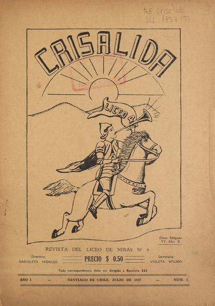 Portada Crisálida, año I, n° 5 (1937)