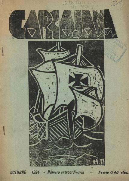 Portada Carcajada, año I, n° 2 (1934)
