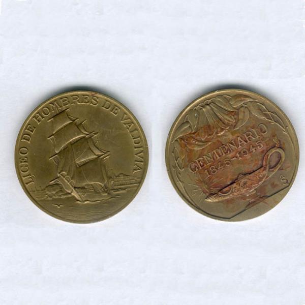 Medalla del Liceo de Hombres de Valdivia